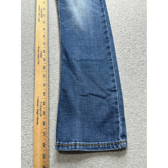 Wrangler Girl's Jeans Size 14 Slim Adjustable Waist YKK Zipper Denim Blue - Picture 15 of 16